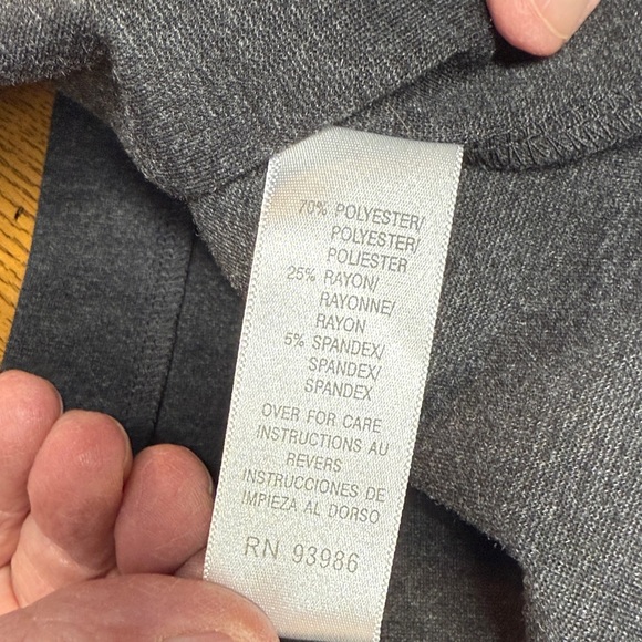 Casual Corner Annex Elegant Gray Maxi Skirt Size XL - Picture 7 of 8